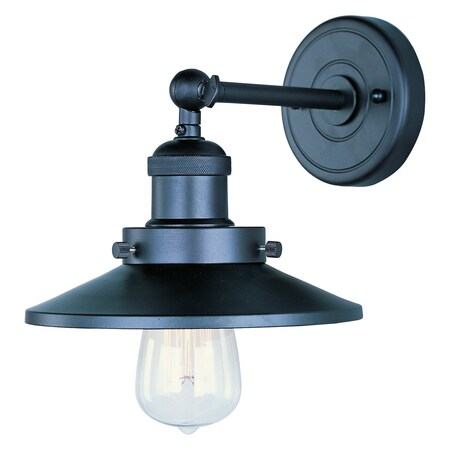 Maxim One Light Bronze Wall Light 25060BZ